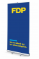 Preview: Roll-Up Eco, 85 x 200 cm, blau - FDP