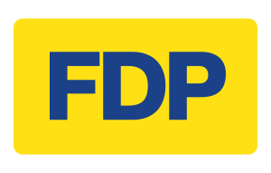 Haftetiketten FDP