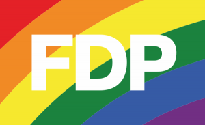 Preview: Schwenkflagge Regenbogen