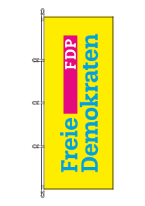 FDP-Werbemittel - Eiskratzer mit Griff und Gummilippe