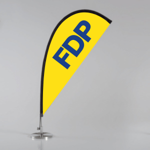 Tisch-Beachflag FDP