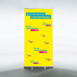 Roll-Up Bannerdisplay 100 cm x 200 cm