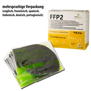 FFP2 Maske, schwarz