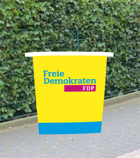 Fdp Shop Werbemittel Fur Freie Demokraten Ersatzbespannung Fur Kunststoff Infostand