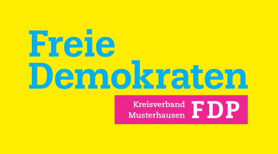 FDP-Shop, Ihr Werbemittelshop für Freie Demokraten (FDP) - Schild (Alu- Verbund)