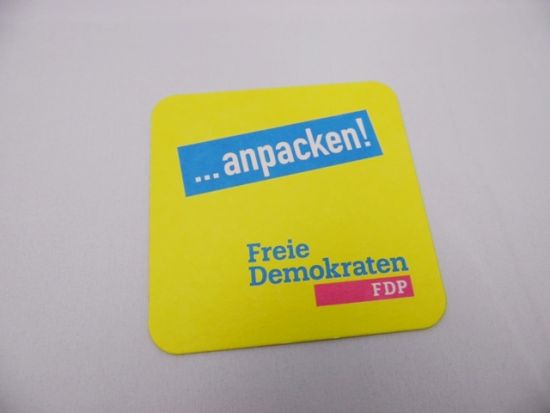 Bierdeckel "Nicht nur schnacken"