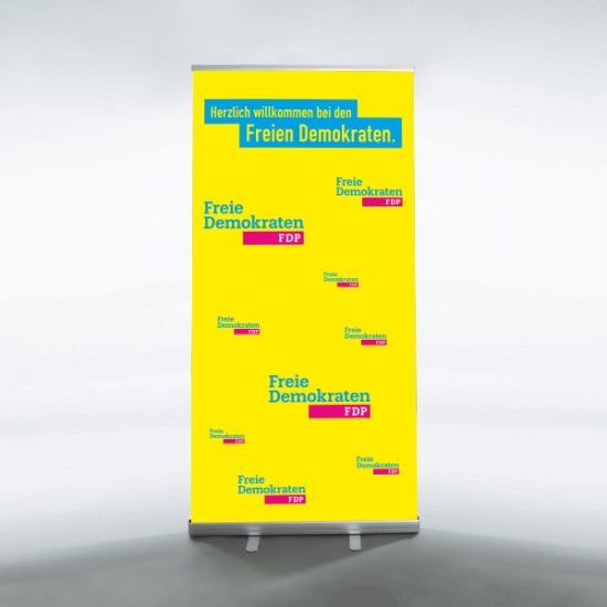 Roll-Up Bannerdisplay 100 cm x 200 cm