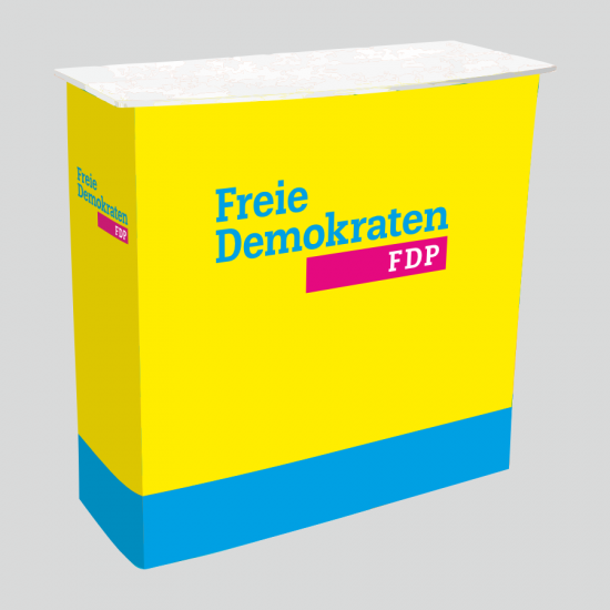 Textil-Falttheke - Freie Demokraten