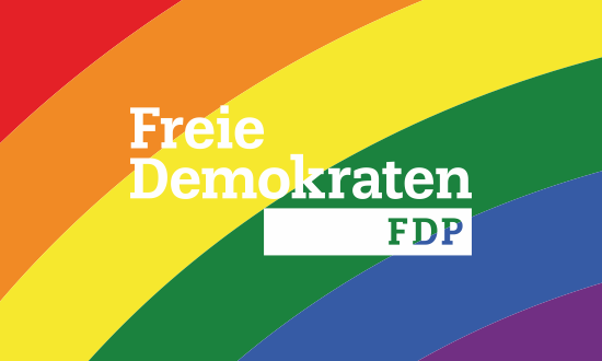 Schwenkflagge Regenbogen