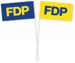 Papierfähnchen - FDP