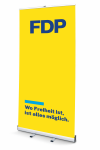 Roll-Up Eco, 85 x 200 cm, gelb - FDP
