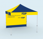 Ersatzdach mit 3 Wänden für Faltpavillon ECO 3 x 3 m