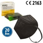 FFP2 Maske, schwarz